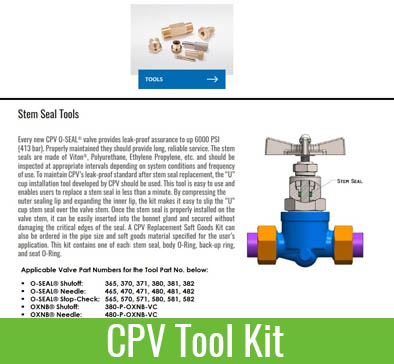 CPV Tool Kit